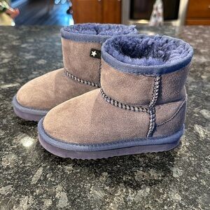 MOLO Sheepskin Wool Girls Winter Boots Size 23/24 EU